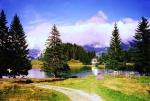 Blick hinunter nach Amsteg