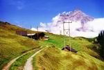 Aufstieg zum Arnisee, im Hintergrund Chli und Gross Windg&auml;llen