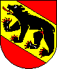 Berner Fahne Wappen Kanton Bern  Flagge