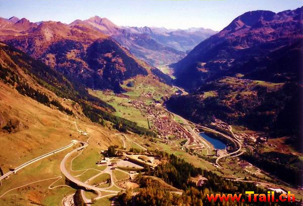 Airolo beim Aufstieg Richtung Gotthardpass